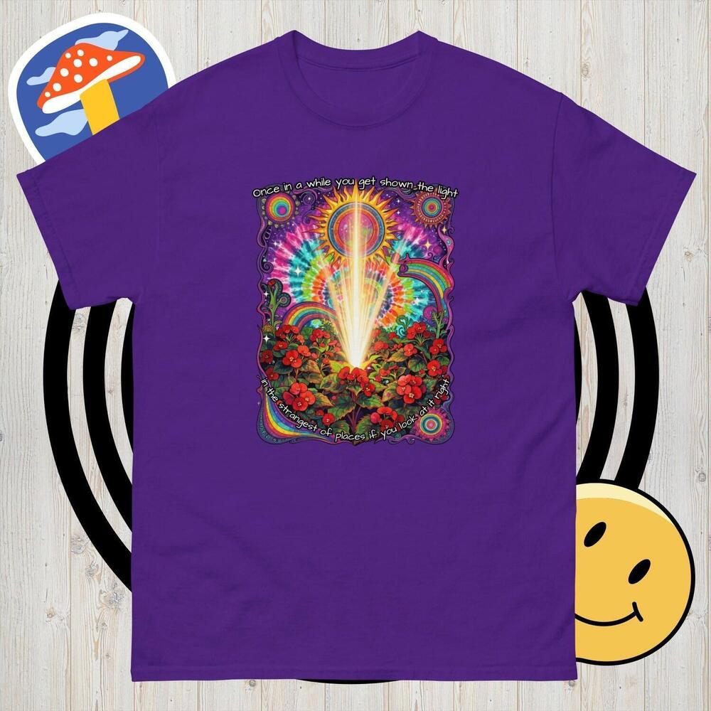 Scarlet Begonias Unisex Lyric T Shirt Grateful Dead Lot Shirt Jam Band